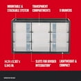 thumbnail image 2 of CRAFTSMAN Système de Bacs de Rangement, 9 Compartiments, Plastique (CMST40709), 2 of 8