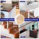 thumbnail image 5 of Protectores de esquinas para mesas de bebé, 32 protectores transparentes para bordes de muebles, protectores suaves para mesas y armarios., 5 of 5