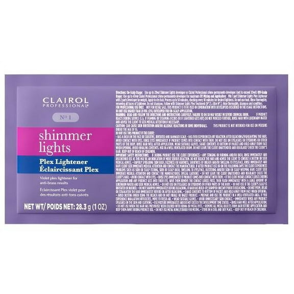 Clairol Professional Shimmer Lights Violet Plex Lightener - 1 oz