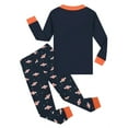 thumbnail image 6 of WIBACKER 3-8T Boys' Long Sleeve Top and Pants Snug Fit 100% Cotton 2 Piece Pajama Set Kids Astronaut Sleepwear, 6 of 8