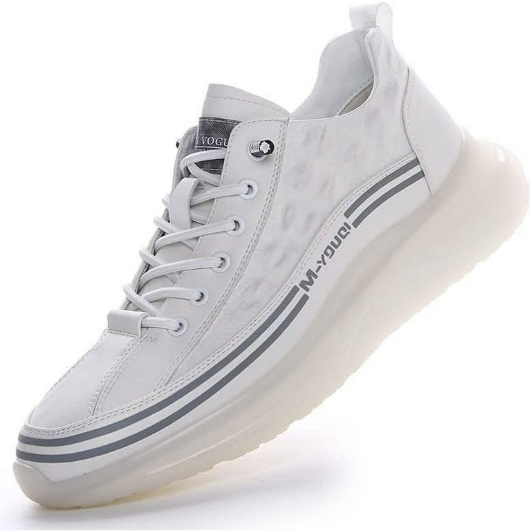 Men's Crocodile Print Leather Sneakers Soft Leather Comfortable