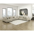 thumbnail image 4 of Lexicon Corydon Microfiber 6-Piece Modular Sectional with Chaise in Brown, 4 of 18