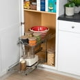 thumbnail image 5 of HOLDN’ STORAGE 2 Tier Pull Out Cabinet Organizer. Anti-Rust Chrome Finish - 12.5" W x 21" D x 16.5”H, 5 of 8