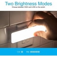 thumbnail image 2 of Ultrabrite LED Light Bar Night Lights Plug Into Wall Room Decor Ambient Lighting High/Low/Off Switch Bright Nightlight, White, 200 Lumens, 1 Pack, 2 of 5