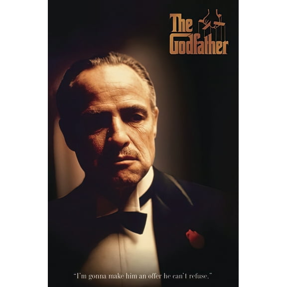 The Godfather - Movie Poster (Don Corleone: I'm Gonna Make Him An Offer) (Poster & Poster Strip Set)