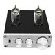 thumbnail image 3 of TUBE-03 Mini HiFi o Preamplifier 6K4 Vacuum Tube Amplifier Buffer Treble Bass Adjustment RCA Preamp Silver EU Plug, 3 of 5