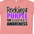 thumbnail image 4 of Inktastic Rocking the Purple for Lupus Awareness Boys or Girls Toddler T-Shirt, 4 of 5