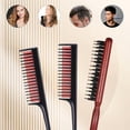 thumbnail image 7 of OPALESQUE 3 Pcs Hair Teasing Comb Set,Nylon Triple Comb and Boar Bristle Teaser Brushes for Women and Men styling Thick Fine Hair Styling, 7 of 7