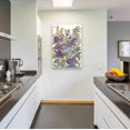 thumbnail image 3 of Epic Art 'Hollyhocks in Bloom I' by Tim O'Toole, Acrylic Glass Wall Art, 24"x36", 3 of 3