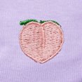 thumbnail image 2 of DALIX Embroidered Peach Cloth Face Mask Reuseable Washable in Lavender Made in USA - S-M Size, 2 of 5