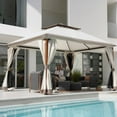 thumbnail image 4 of Grand Patio 10x13 Ft Outdoor Gazebo with Quick Assembly, Rust-Resistant Steel Frame, and UV-Protected Canopy, 4 of 11