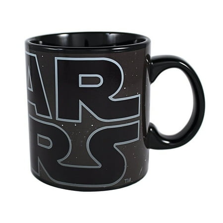 Jumbo Coffee - Star Wars Logo Heat Reveal Jumbo Ceramic Mug 20 oz Coffee Jedi Sith Dark Side