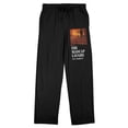thumbnail image 6 of Syd Barrett The Madcap Laughs Men's Black Sleep Pajama Pants-Large, 6 of 7