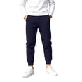 thumbnail image 4 of XuJwPNcy Boys Sweatpants Athletic Workout Pull on Joggers Pants Comfy Kids Clothes(Navy,11-12 Years), 4 of 8