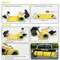 thumbnail image 4 of HALLOLURE 9X6FT Floating Water Pad Mat 3-Layer XPE Foam Roll-Up Floating Island for Pool Lake Ocean Boat Beach, Weight Capacity 310 lbs, 4 of 9