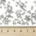 thumbnail image 3 of 10gs TOHO Round Seed Beads Japanese Seed Beads (176) Transparent AB Black 8/0 3mm Hole: 1mm about 222pcs/10g, 3 of 5