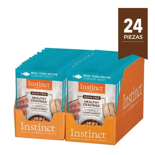 Instinct Alimento Húmedo Healthy Cravings de Atún gato 24pzs