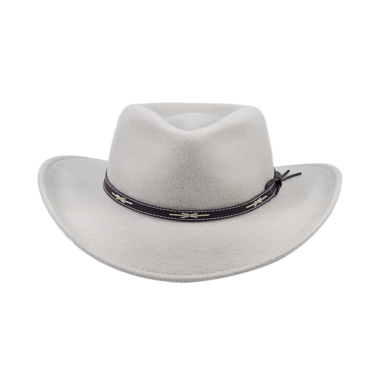 Santa Fe Crushable Wool Felt Outback Western Style Cowboy  display picture 1