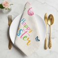 thumbnail image 2 of Happy Easter Cloth Napkins, Spring Colorful Eggs Butterfly on Linen Washable and Reusable Dinner Napkins Set of 8, Table Napkin for Kitchen Party Birthday Wedding Hotel Housewarming 20"x20", 2 of 9