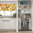 thumbnail image 5 of LALILO Kitchen Curtain Valance With Trees Autumn Tree Autumn Rod Pocket Window Curtain 52"x 18" Set of 2, 5 of 5