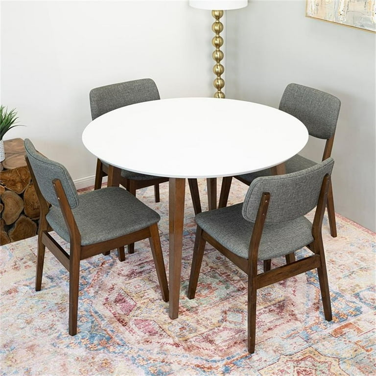 Eleanor Modern Solid Wood Walnut Dining Room Kitchen Table and