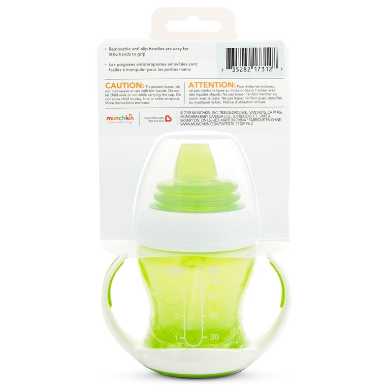 Munchkin Gentle Transition Sippy Cup with Removable Trainer
