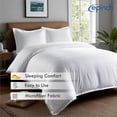 thumbnail image 3 of 3 Sided Zipper Duvet Cover Set Easy to Use Home & Hotel Soft Microfiber 3 PCS 1-Duvet Cover & 2- Pillow Sham No Comfoter Oversized King_98 X 120 Inch, 3 of 6