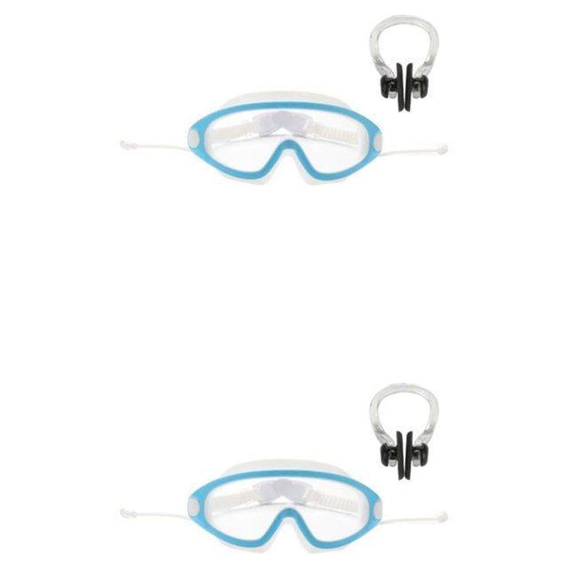 Eigraketly Niños Natación Gafas ajustables Niños Niñas Piscina Anti-vaho Gafas impermeables Anteojos Deportes Tipo de equipo Azul Tipo 2 Azul 2Conjunto