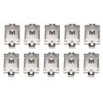 thumbnail image 1 of 10X DIN Rail Mount Bracket Equipment Rack G3NE G3NA Electrical for SSR R99-12 Fins, 1 of 8