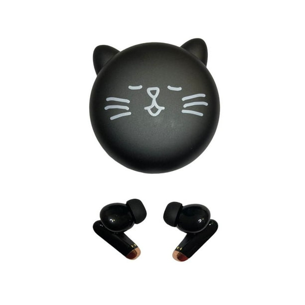 Audífonos inalámbricos con micrófono integrado Gadgets and Fun Diseño de gato audífonos bluetooth