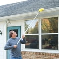 thumbnail image 2 of Telescopic Gutter Brush, Extendable Gutter Cleaner Tool for Removing Leaves, Debris and Twigs, Extends from 36 in. to 74 in., 2 of 4