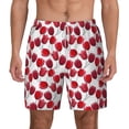 thumbnail image 2 of Picia Tulips Flowers pattern Mens Swim Trunks with Compression Liner Stretch Beach Shorts Quick Dry with Zipper Pockets No-Chafing Board Shorts-X-Large, 2 of 9