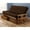 Brown - Brown, variant on Kodiak Furniture Monterey Full Futon with Canadian Mattress in Light Brown/White