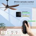 thumbnail image 3 of Interruptor Inteligente de Luz y Ventilador, Bidireccional, RF433, Control Remoto de Pared, Táctil, Aplicación Tuya Smart, Temporizador de Voz, Color Negro., 3 of 10