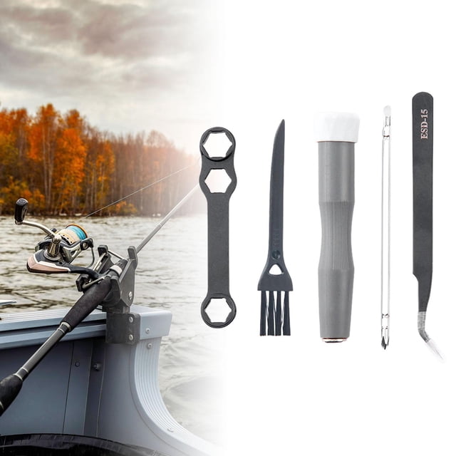 Juego de herramientas de reparación de carretes de pesca DYNWAVEMX llave para carrete de pesca 4 piezas