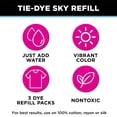 thumbnail image 3 of Paquetes de recarga de tinte Tulip One-Step Tie-Dye Kit Sky 120 ml, 3 of 7