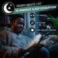 thumbnail image 2 of Energizer Rechargeable LED Warm White Book Light with Clip, 2 of 7