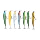 thumbnail image 1 of 7Pcs Fishing Bait Kit Floating Minnow Simulation Fishing Lure Tackle 11g Per Bait for Freshwater Long Shot, 1 of 5