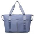 thumbnail image 2 of Vrorvz Sac de Sport et de Voyage Extensible Grande Capacité Léger avec Séparation Sec Humide pour Week-Ends Valise d'Avion Compatible, 2 of 8