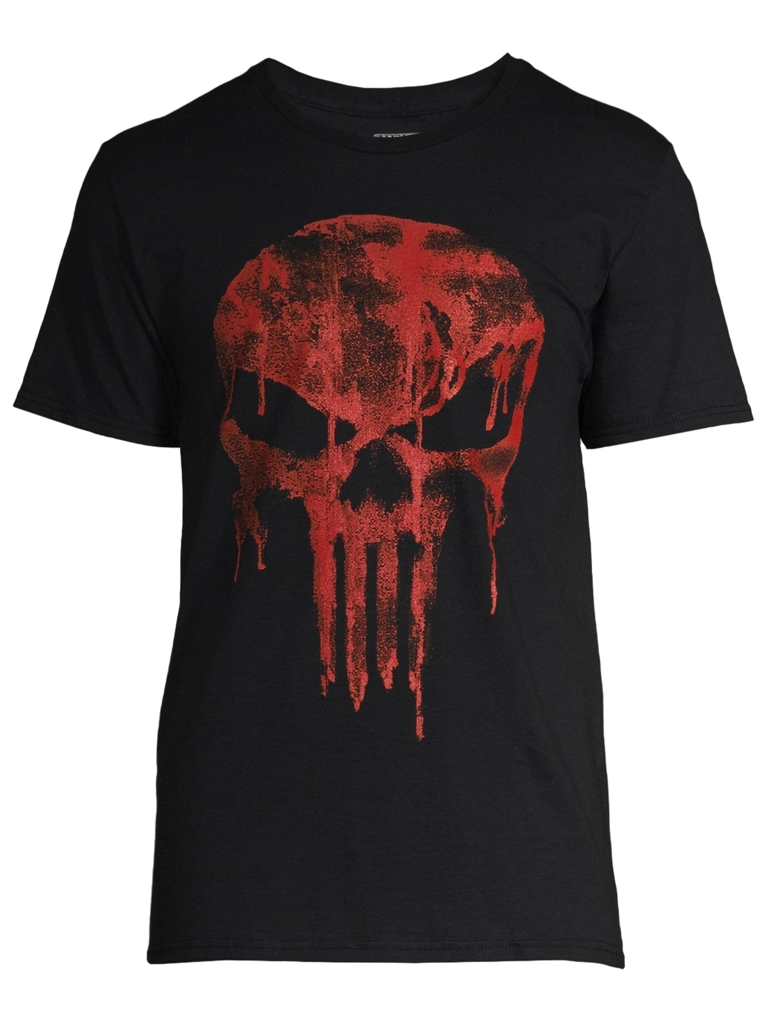 Marvel Punisher Seeing Red Men's and Big Men's Graphic Tee Shirt, Sizes S-6XL, Marvel Mens T-Shirts