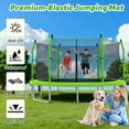 thumbnail image 4 of 16FT Heavy-Duty Outdoor Trampoline with Ladder & Enclosure Net for Backyard, 4 of 7