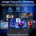 thumbnail image 3 of 7-inch HD mini Touchscreen Laptop, Celeron J4105, 12GB RAM, 512GB SSD, Win 11 Pro, All-Metal Design – Portable Computer for Business & Students, WiFi, USB 3.0, Mini HDMI, TF Card, 3 of 10