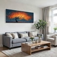 thumbnail image 3 of Canvas Wall Art for Living Room - Large Red Tree of Life Canvas Prints, Modern Abstract Nature Painting Wall Decor for Bedroom Bathroom and Office, 3 of 7