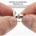 thumbnail image 4 of Sew-free Trouser Buttons - Adjust Size - White Silver, 4 of 5