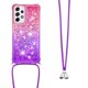 thumbnail image 3 of Funda para Samsung Galaxy A33 5G Brillantina Líquida Divertida Reluciente y con Cristales en Movimiento Cuerpo Cruzado con Cordón Ajustable, 3 of 5