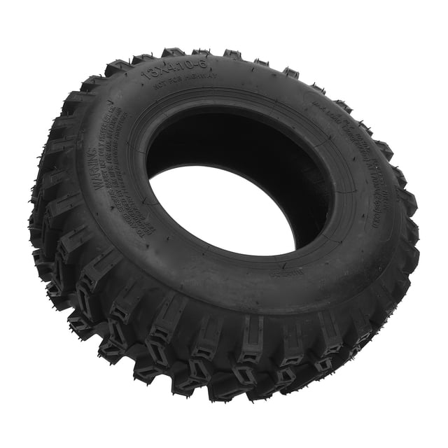 13x4.1-6 Wheel Tire, Vacuum Tire Rubber Front Rear Use Explosion Proof for Cart Mini Bike Grass Mower