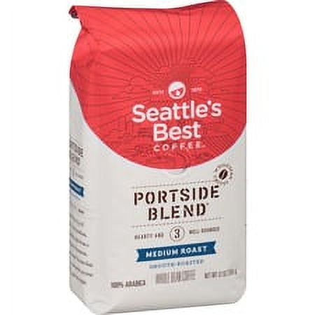 Seattle's Best Coffee Portside Whole Bean Coffee - Vanilla - Vanilla - Smooth - 12 oz - 1 Each | Bundle of 5