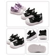 thumbnail image 6 of Wdgfv Girls Sneakers for Toddlers Lightweight Non Mary Jane Shoes Hook Loop Casual Walking Comfortable Spring Summer Bow Design Black 24, 6 of 9