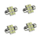 thumbnail image 1 of 4 Piezas de Bombillas de Coches con Células de 5050 6SMD para Luz de Interior Carga Guantera Equipos Super de 31mm*12mm Baoblaze Bombilla de luz LED, 1 of 7