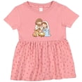 thumbnail image 3 of Inktastic Nativity Scene Christmas Manger Girls Baby Dress, 3 of 5